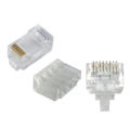 El mejor precio de la red de cristal transparente Conector rj45, conector rj45 amplificador enchufe cat6 23awg